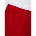 thumbnail image 5 of Manyakai Kids Girls Cheerleading Outfits with Shorts Sleeveless Sequins Sports Tennis Golf Dress Red 6, 5 of 6