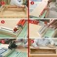 thumbnail image 4 of WHEANG New Stair Measuring Tool New Stair Measuring Tool Stair Measuring Tool Upgrade Stair Step Formwork Tool for Stairs Shelves and Cutting Drywall (1 Set) One Size Red, 4 of 6