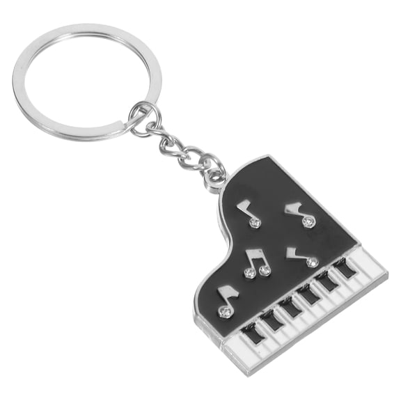 Worgeous Music Piano Keychain Pendant Stylish Decoration for Keys Backpack Ideal Gift for Music and Piano Students