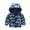 Blue, variant on QUYUON Toddler Rain Jacket Sale Long Sleeve Puffer Jacket Toddler Kids Baby Boys Girls Cute Flowers Car Pattern Windproof Jacket Hooded Coat Yellow 2T-3T