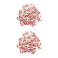 thumbnail image 1 of Monstrate 50 Pieces Christmas Candy Cane Walking Shapes Embellishments Stick Wooden Tipo 1 2Conjunto, 1 of 1