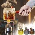 thumbnail image 1 of Cocina portátil de camping | Cocina exterior ligera de acero inoxidable | Combustible de etanol de combustión limpia | Calor compacto, antideslizante, eficiente | Operación fácil | Senderismo, 1 of 7