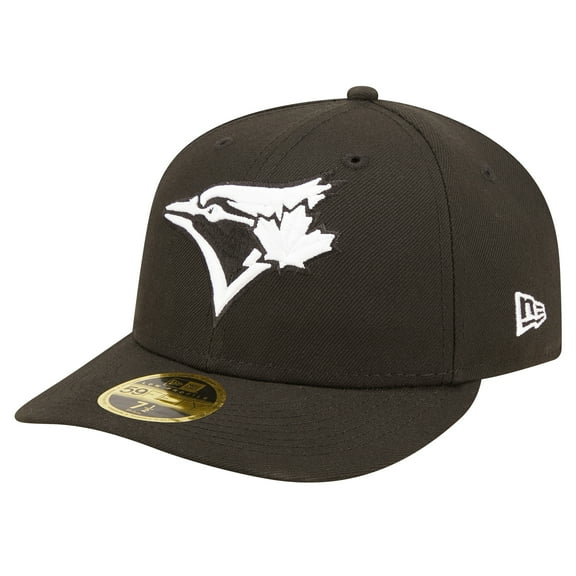 Men's New Era Black Toronto Blue Jays Low Profile 59FIFTY Fitted Hat