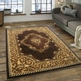 thumbnail image 2 of Allstar Rugs Allstar Woven Floral Printed Rug Burgundy 5' 2"x7' 1" N/A 5' x 8' Green, 2 of 5