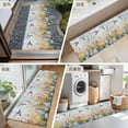 thumbnail image 6 of Spring Floral 2x6 Kitchen Runner Rug, Pastoral Rustic Hummingbird Botanical Non-Skid Rubber Backing Large Rectangle Rugs - Living Room Bedroom Home Office, Indoor Floor Mat Carpets Washable Rug, 6 of 9