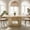 Wood, variant on SUNCOZE 70in Dining Table for 4-8, Dining Leisure Table with Storage Shelves, 1.38" Thick Top, Scratch-Resistant, Natural Wood Finish, Multi-Use for Dining Room Kitchen Office, Wood Finish