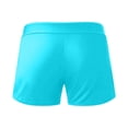 thumbnail image 7 of Women's Swim Shorts High Waisted Bathing Suit Bottoms Swimwear Boyshort Swimming Swimsuit Board Shorts Z04 Sky Blue XL, 7 of 7