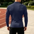 thumbnail image 4 of SUYIDA Men's Ice Silk Mesh Zip Top, Long Sleeve Breathable Athletic Tee, Quick Dry Comfortable Fit Shirt, 4 of 6