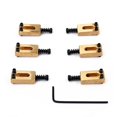 thumbnail image 3 of Puente de Guitarra de con Rodillo Dorado de 6 Piezas con Lve para Guitarra Eléctrica ST Yuyangstore Sillines De Guitarra, 3 of 5