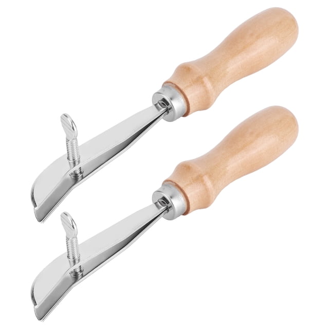 Adjustable Edge Creaser,2pcs Leather Creaser Pine Leather Edge Creaser Leather Creaser Extended Durability