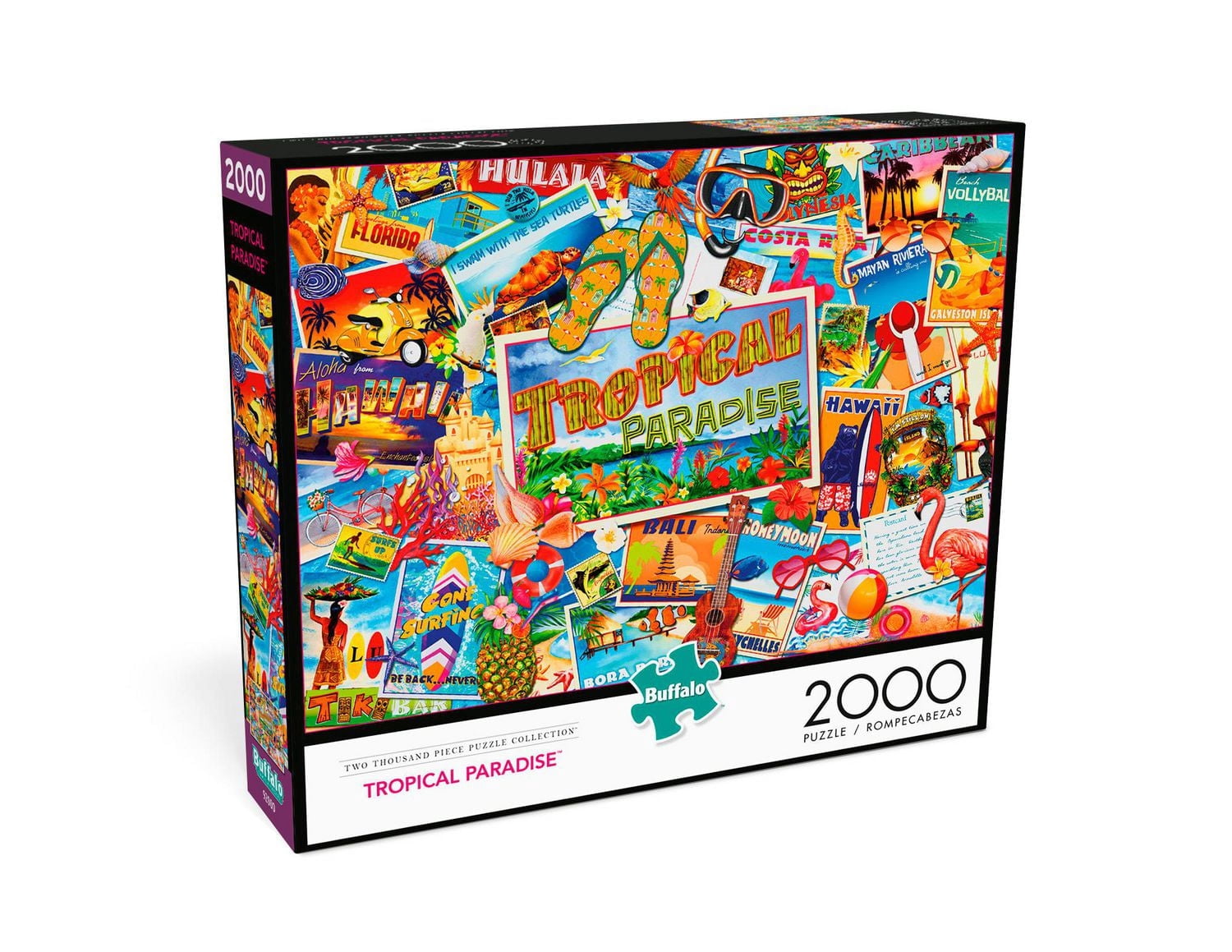 Buffalo Games Two Thousand Piece Collection Tropical Paradise 2000 Piece Jigsaw Puzzle
