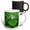 Multicolor, variant on 3drose, Oregon, Tryon Creek, Western Trillium in Bloom Surrounded by Green., 11oz Two-tone Black Mug
