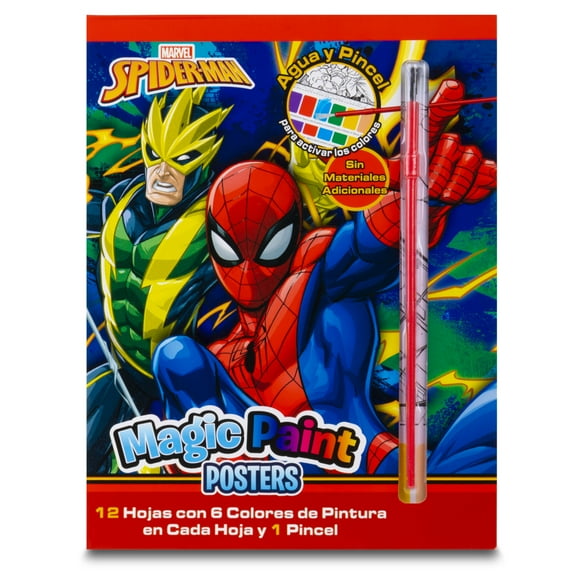 Spiderman: Pósters Mágicos para Pintar Mpp10Sp Best Trading Tapa dura 1ra edicción