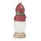 thumbnail image 3 of Toystoory Estatuilla de muñeco de nieve de Navidad, adorno brillante interesante para el hogar, artesanías de vacaciones, decoración de Rojo, 3 of 6
