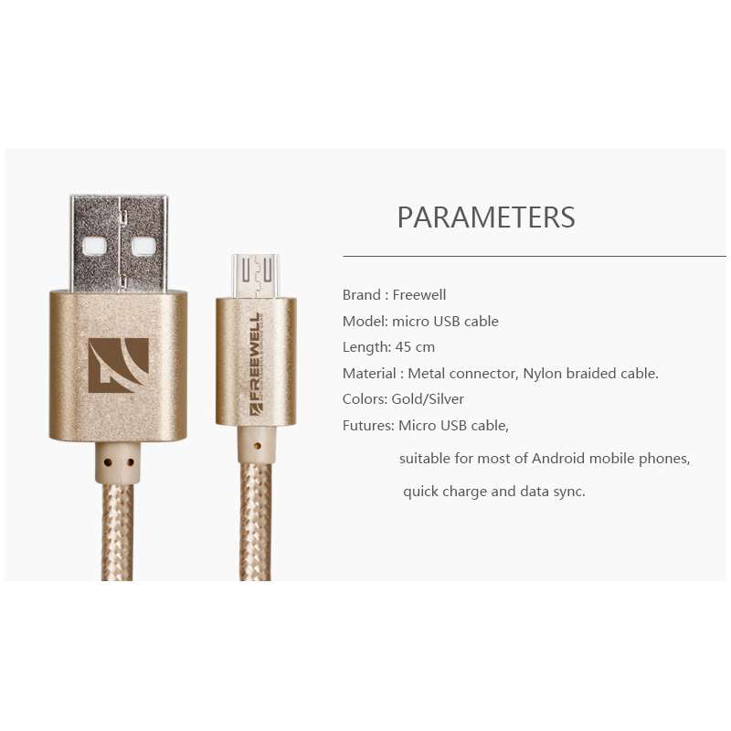 Short 18" 1.5ft Micro USB Cable Sync Perfect for DJI Inspire 1 Phantom 3 4 BLACK 