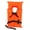 Neon Orange, variant on Hardcore Water Sports Hardcore Coast Guard approved life jackets for adults.  White color Type II keyhole life vest in classic May West style. Compliance life vests and flotation device