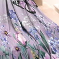 thumbnail image 3 of Purple Butterfly Flower Butterfly Pattern Blanket,Comfortable Soft Flannel Throw Blanket,All Season,Warm Lightweight Blankets for Sofa Bed Couch Living Room Chair,30"x40", 3 of 4