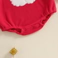 thumbnail image 6 of Newborn Baby Boy Girl Christmas Oufits Santa Hooded Sweatshirt Romper Bodysuit My First Christmas Fall Winter Clothes, 6 of 8