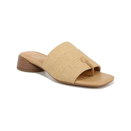 Franco Sarto Womens L-Loran4 Comfort Insole Faux Leather Thong Sandals