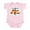 Petal Pink, variant on CafePress - Papa's Lil Grunt Orange Infant Bodysuit - Baby Light Bodysuit, Size Newborn - 24 Months