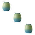 thumbnail image 4 of Transemion Pot à Thé en Céramique Portable Anti-Humidité Grande Capacité et Mignon Robuste et Durable en Céramique Forme de Chat Pots à Thé en Céramique Bleu-Vert 150ml 3ensemble, 4 of 6
