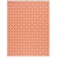 thumbnail image 2 of Safavieh Martha Stewart Beach House Jonette Geometric Indoor/Outdoor Area Rug, Rust/Creme, 6'7" x 8'7", 2 of 6