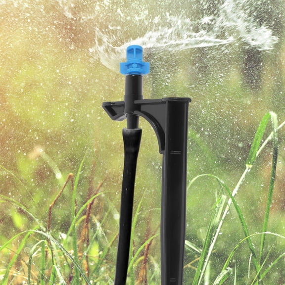 CIMAXIC 20Pcs Blue Round Pe Irrigation Heads for Fruit Trees Drip Irrigation Emitters 6.0*1.8*0.4In
