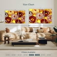 thumbnail image 4 of Elephant Stock Fresh Doughnuts Wall Art - Horizontal Multi Panel Canvas - Dining Room Wall Decor - Food And Drink Multi Panel - Gold And Brown Decor - 57" x 36", 4 of 8