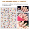 thumbnail image 5 of Seitruly Pegatinas para uñas, calcomanías en relieve 3D, impresión de deslizadores de belleza para manicura, decoración DIY, adhesivo, accesorios de Juegos de manicura WG264 Seitruly CE012223-28B, 5 of 5