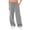 Grey, variant on Ladies' Solid Color Drawstring Elastic Waist Casual Baggy Sports Pants
