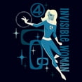 thumbnail image 2 of Womens The Fantastic Four: First Steps Retro Invisible Woman T Shirt, 2 of 4