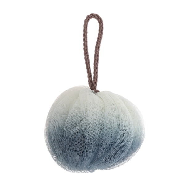 Esponja de loofah para ducha de baño de 1 pieza en dos colores para el baño azul