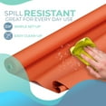 thumbnail image 2 of Exquisite 300 ft. x 40 in. Orange Plastic Tablecloth Rolls - Disposable Table Cover Rolls, 2 of 8