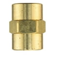 thumbnail image 2 of JMF Company 1/2 in. FPT X 1/2 in. D FPT Brass Coupling, 2 of 2