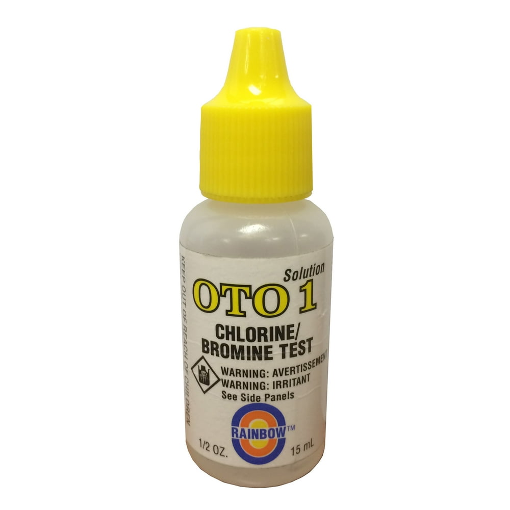 Pentair Rainbow Pool Spa OTO Solution 1 Chlorine Bromine Test Kit