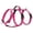 Rose Red-L, variant on Dog Ergonomic Adjustable Training Harness for Running & Swimming for Large Dogs Harness Heavy Duty
