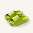 thumbnail image 2 of Wxirdiow Toddler House Slippers Cloud Slides for Kids Shower Slippers Bathroom Pool Sandals Boys Girls Comfy Thick Sole Slippers Summer Non-Slip Beach Shoes Green Size,4, 2 of 5