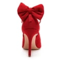 thumbnail image 3 of Yunkctuk Womens High Heels Bow Tie Back Sexy Stiletto Ankle Strap Wedding Dress Pumps Shoes, 3 of 7