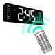 thumbnail image 4 of 16 Digital Wall Clock with Temperature Date Day Display Stylish Design, 4 of 11
