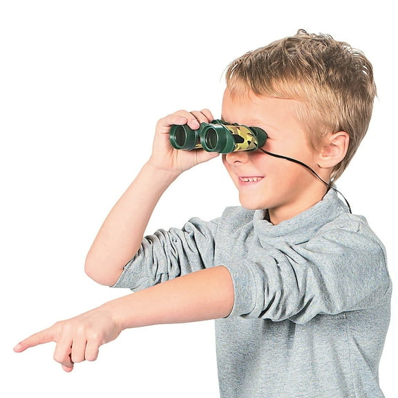 Camouflage Binoculars - Party Favors - 12 Pieces