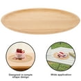 thumbnail image 5 of Raindrops Bamboo Snack Storage Tray for Home Use Elegant Orange Serving Tray Crafted from Sturdy Bamboo 10.5 inches, 5 of 8