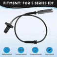 thumbnail image 5 of unique 4Pcs Front Rear Letf Right ABS Wheel Speed Sensor for 5 Series E39 Anti-Lock Sensor 34521182159 345, 5 of 5
