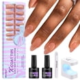 thumbnail image 1 of Kit de uñas BTartBox Almond Nail Tips con 150 uñas postizas y lámpara, 1 of 7