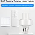 thumbnail image 4 of ziyahi Wireless Smart Light Bulb Socket Hotel Office Store Remote Control Controller Intelligent Device Home Supplies 3 Gang Switch, 4 of 6