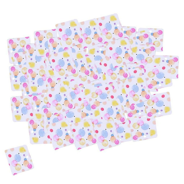 100ÃJewerly Earing Ear Studs Hanging Cards Display Cards Circle