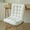 White, variant on Mecorevxz 80x45cm High Back Rocking Chair Cushion with Back Support - Plush Office Seat Cushion for Relax and Lazy Buttocks(White)