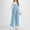 Blue, variant on OGLCCG Girls Fleece Overalls Kids Winter Loose Wide Leg Jumpsuit Rompers with Pockets Soft Warm Plush Fuzzy Overalls 5-14 Years