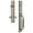 Satin Nickel, variant on Grandeur 843162 Carre Solid Brass Rose Right Handed Keyed Entry Single Cylinder Full Plate