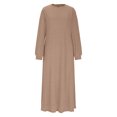 thumbnail image 5 of STETMN Plus Size Dresses for Women Casual Ribbed Knit Cozy Dress Fall Winter Sweater Dresses, 5 of 6