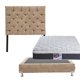 thumbnail image 1 of Combo Matrimonial Cabecera + Box + Colchón Marte Dicasa Spring Air Dublín, 1 of 10